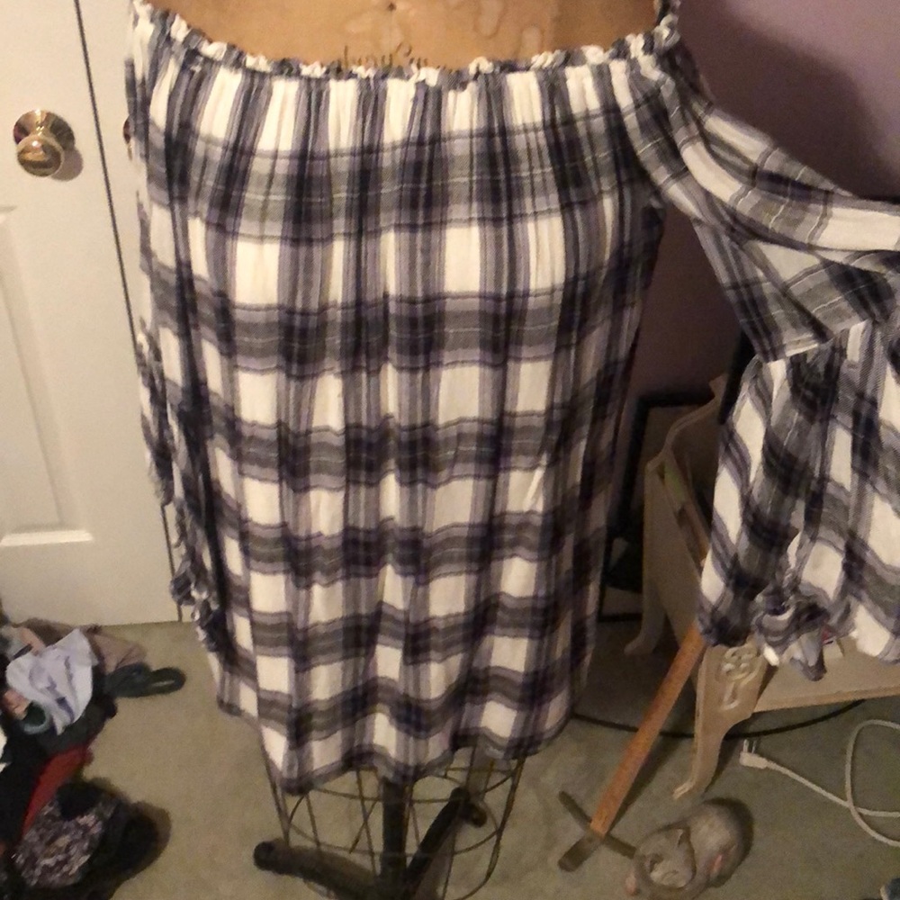 Plaid Flowy Dress